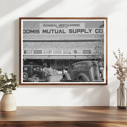 Vintage Store in Loomis California December 1940