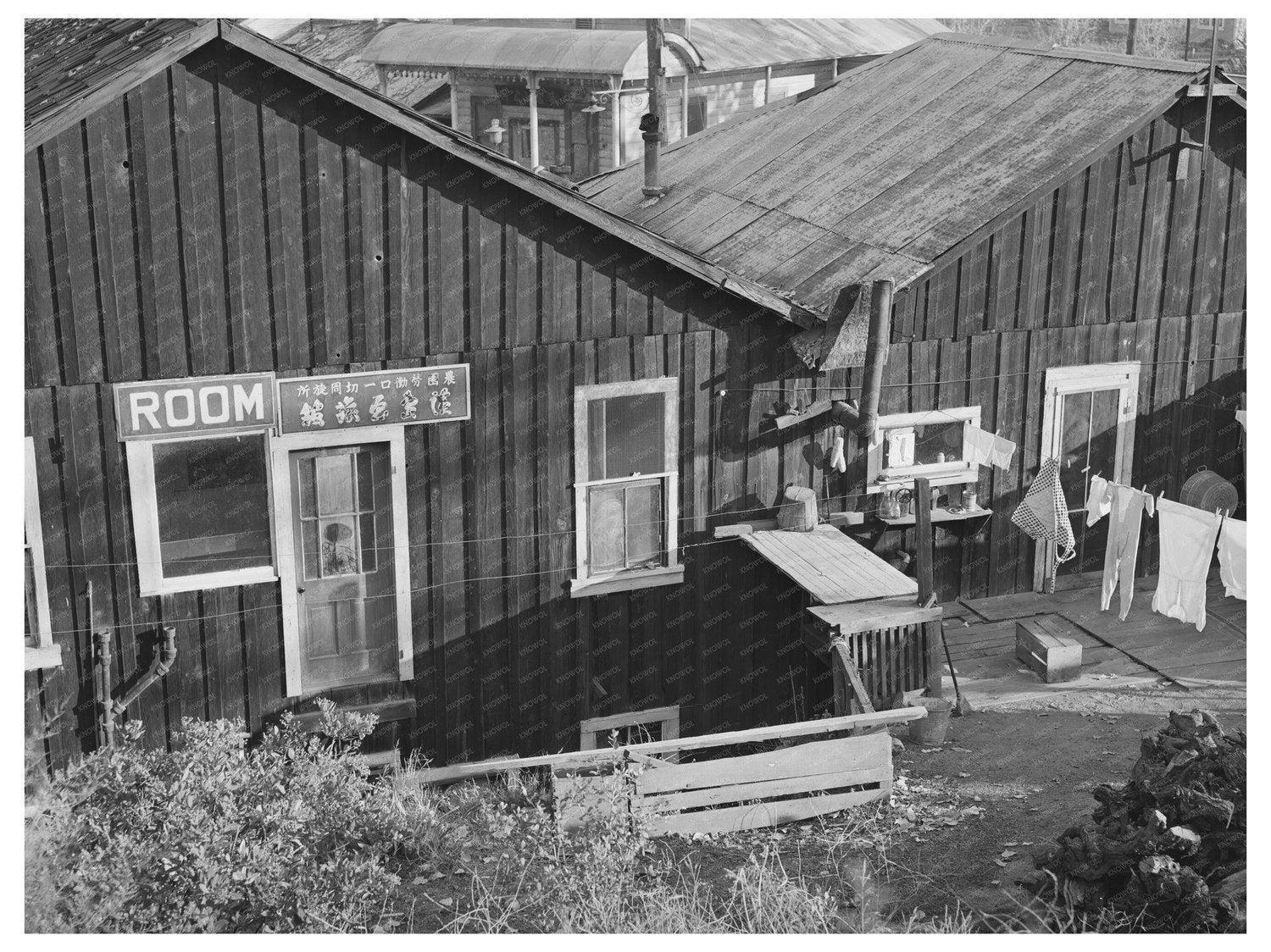 Vintage 1940 Scene from New Castle California
