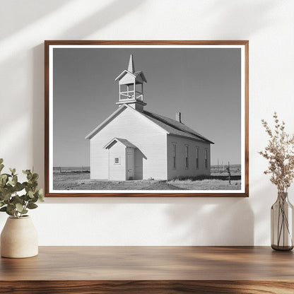 Country Church on Highway 83 Norton County Kansas 1941