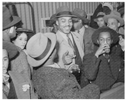 Barroom Scene in Southside Chicago April 1941