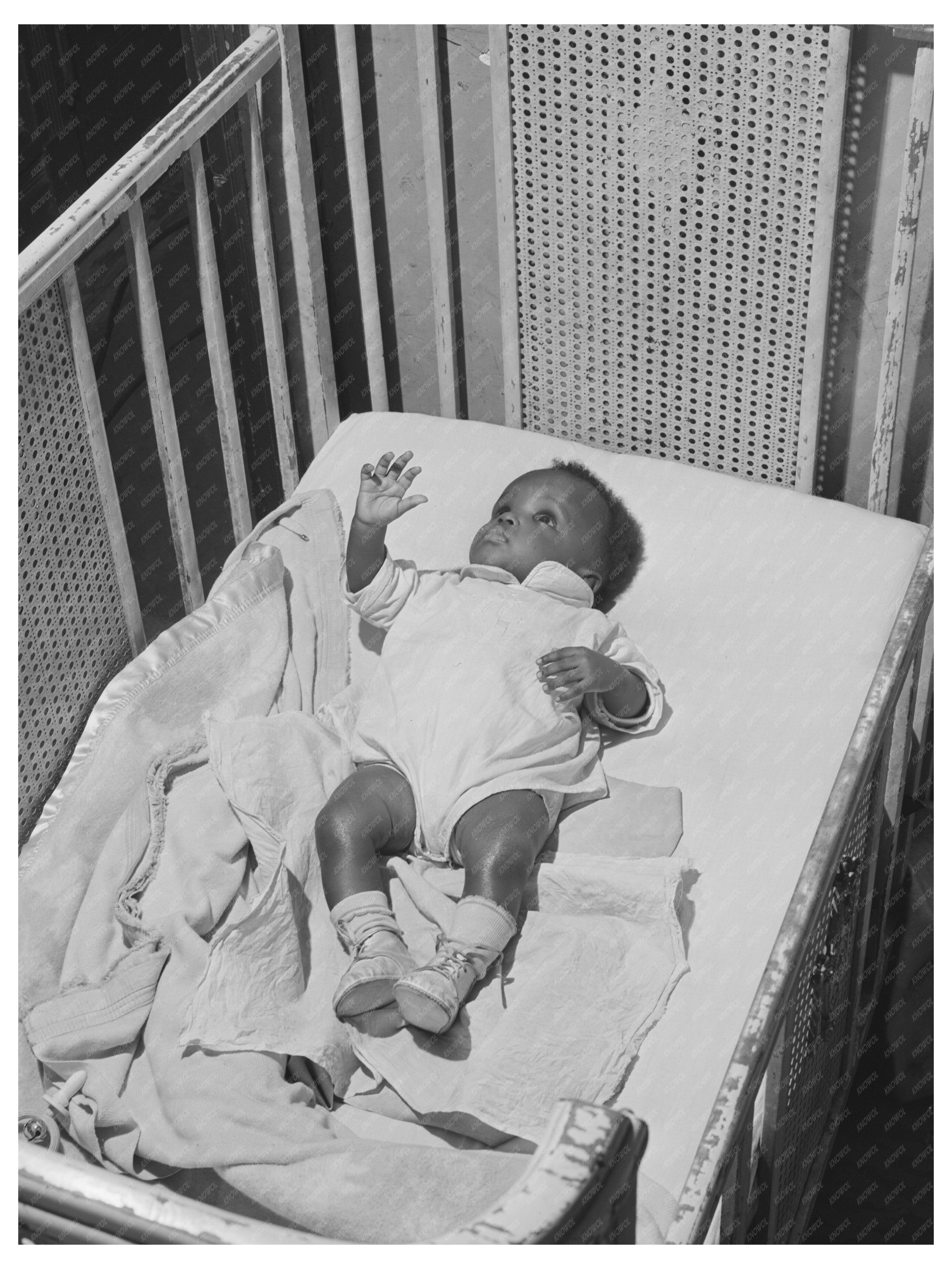 Infant Child of Railroad Worker Chicago April 1941