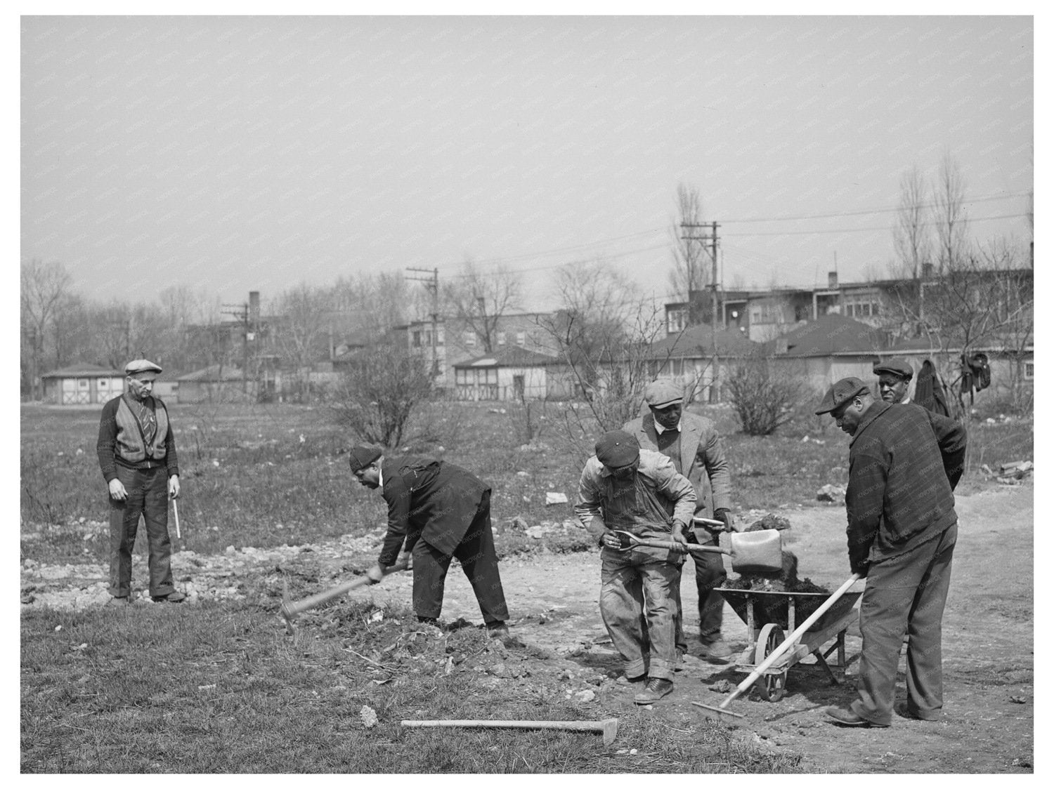 WPA Workers Build Playground South Side Chicago 1941