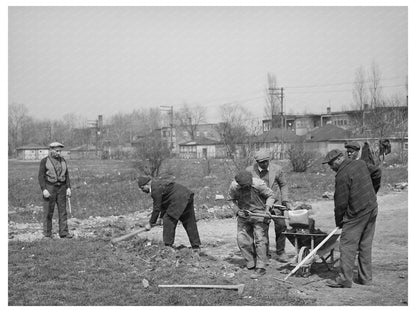 WPA Workers Build Playground South Side Chicago 1941