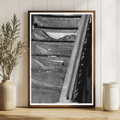 Staircase in Vacant Chicago Apartment April 1941