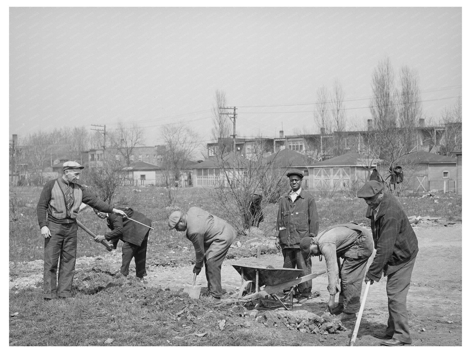 WPA Playground Construction Chicago April 1941