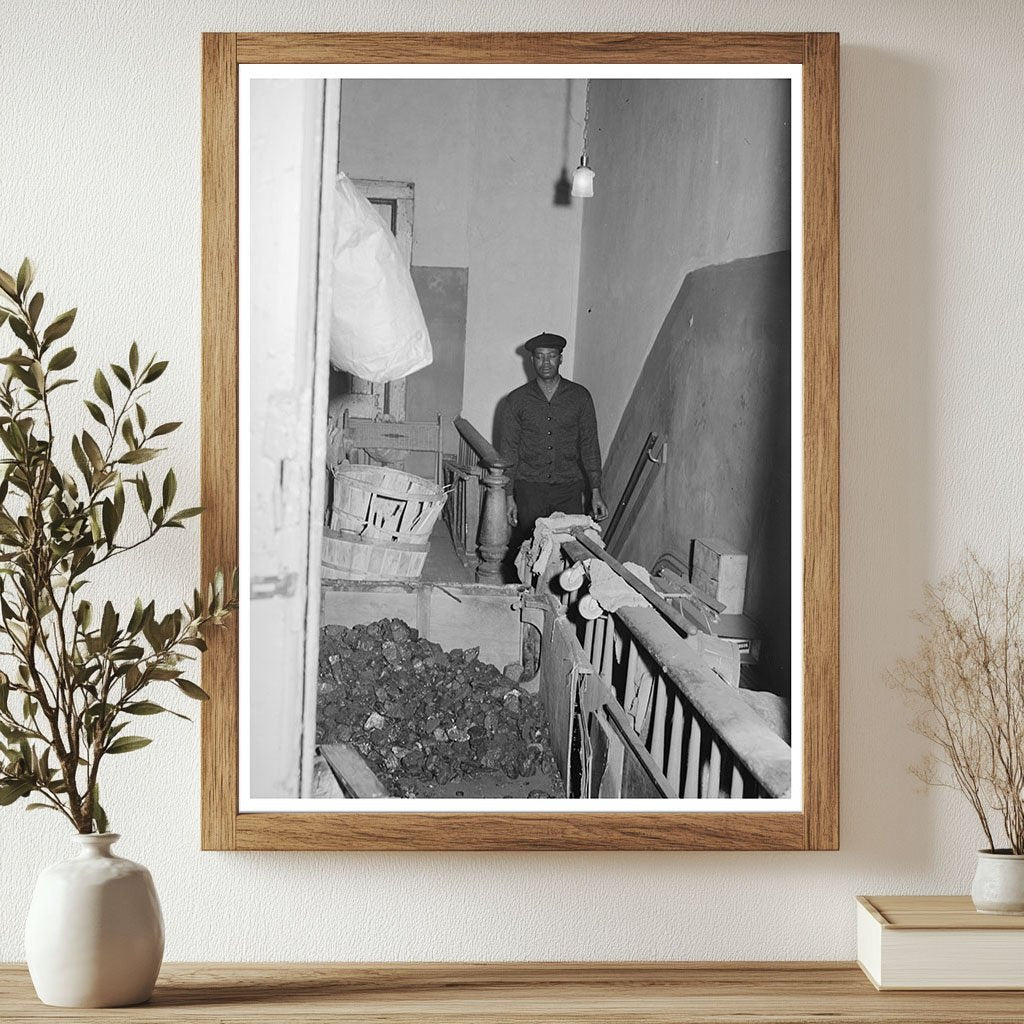 Coal Storage in Chicago Apartment Building 1941