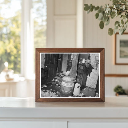 1941 Vintage Chicago Apartment Fire Interior Photo