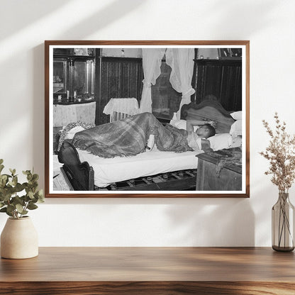 1941 Chicago Apartment Bedroom Vintage Photograph