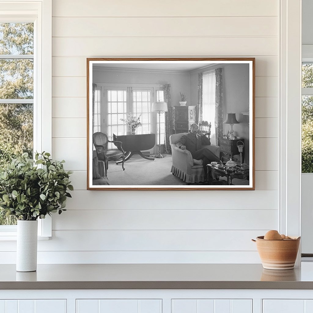 1941 Chicago Living Room Vintage Interior Design Image