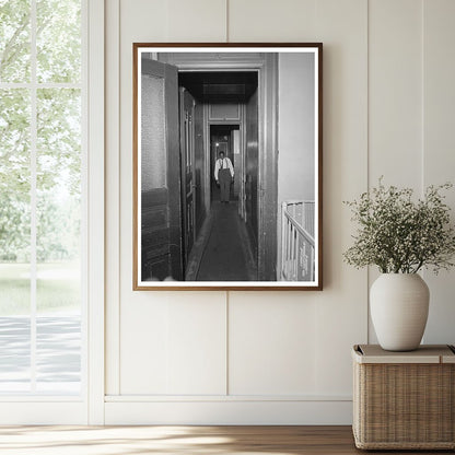 Chicago Railroad Worker Apartment Hallway April 1941