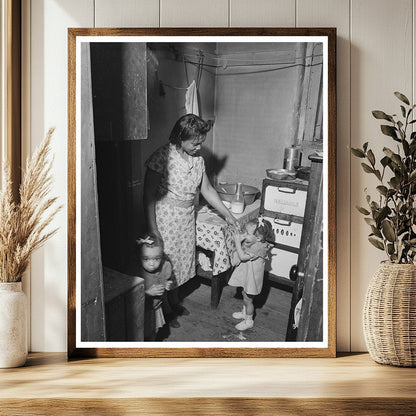 1941 Kitchen of Chicago Railroad Worker in Cook County