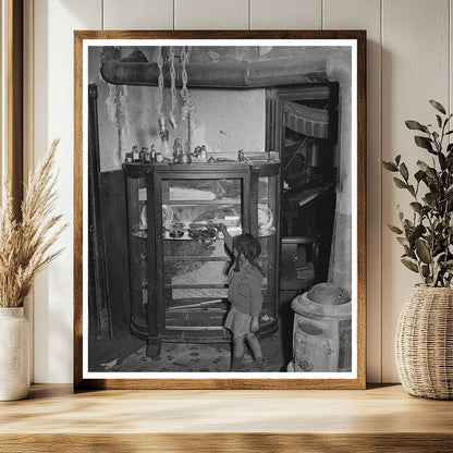 1941 Dining Room of Family Receiving Relief in Chicago