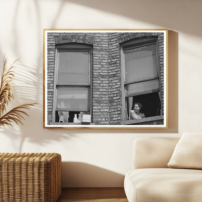 Chicago Apartment Window April 1941 African American Residents