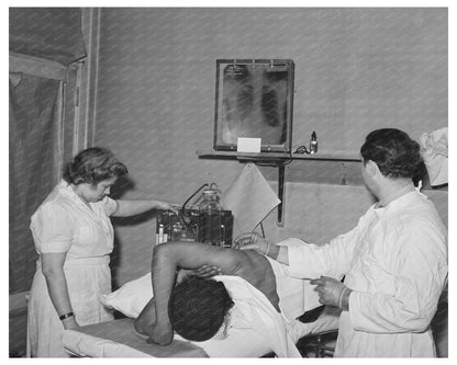 Pneumo-thorax Treatment in Tuberculosis Sanitarium 1941