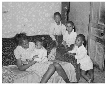 Family Receiving Relief Assistance in Chicago April 1941