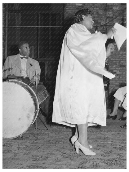 Pentecostal Church Leader Directing Choir Chicago 1941