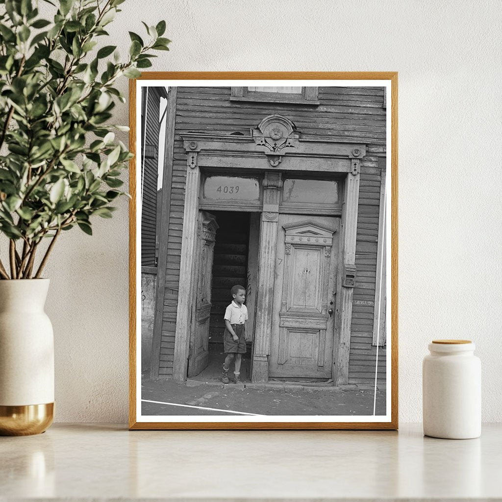 Chicago Residence Entrance African American Neighborhood 1941