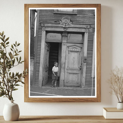 Chicago Residence Entrance African American Neighborhood 1941