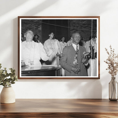 Singing at a Pentecostal Church Chicago April 1941