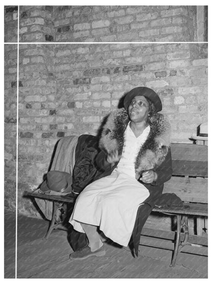 Pentecostal Church Member Chicago April 1941 Vintage Photo