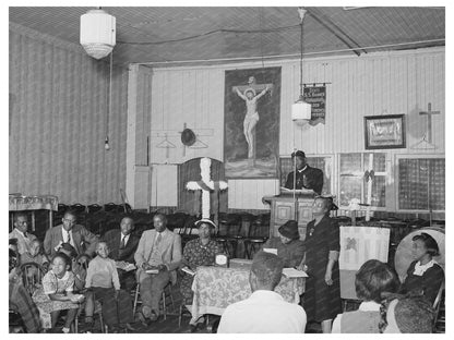 Baptist Church Storefront Easter Morning Chicago 1941