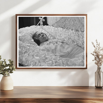 Chicago Death Scene April 1941 Historical Photograph