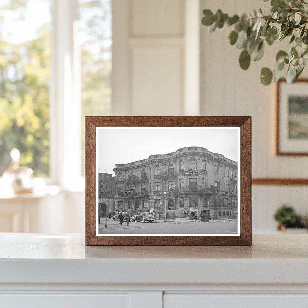 1941 Vintage Photograph of Kitchenette Apartments Chicago