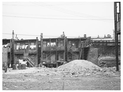 Chicago Apartment Buildings Vintage Photo April 1941