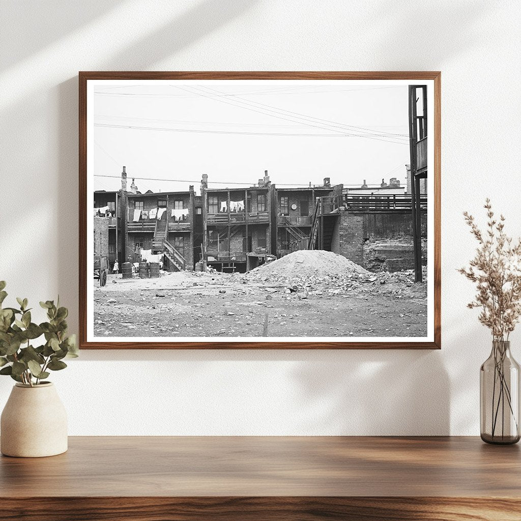 Chicago Apartment Buildings Vintage Photo April 1941