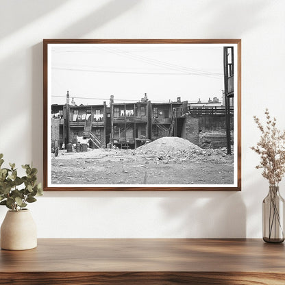 Chicago Apartment Buildings Vintage Photo April 1941