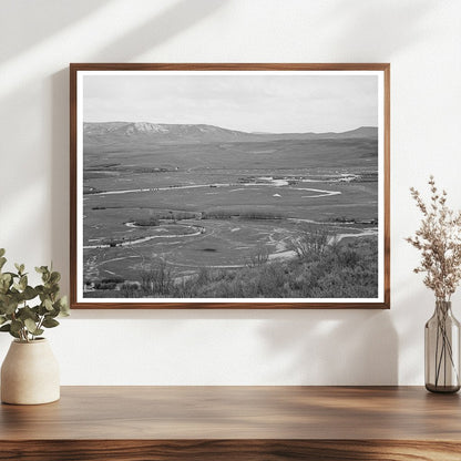 Yampo Valley Spring Landscape with Rocky Mountains 1941