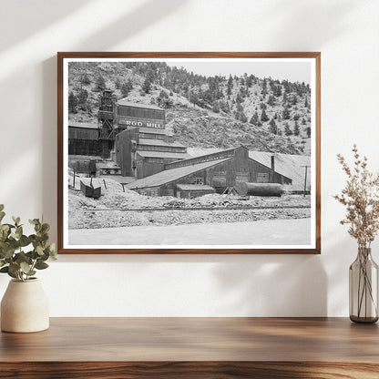Gold Mill Remains Idaho Springs Colorado May 1941