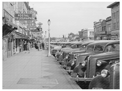 Main Street Twin Falls Idaho 1941 Sugar Beet Factory Cannery