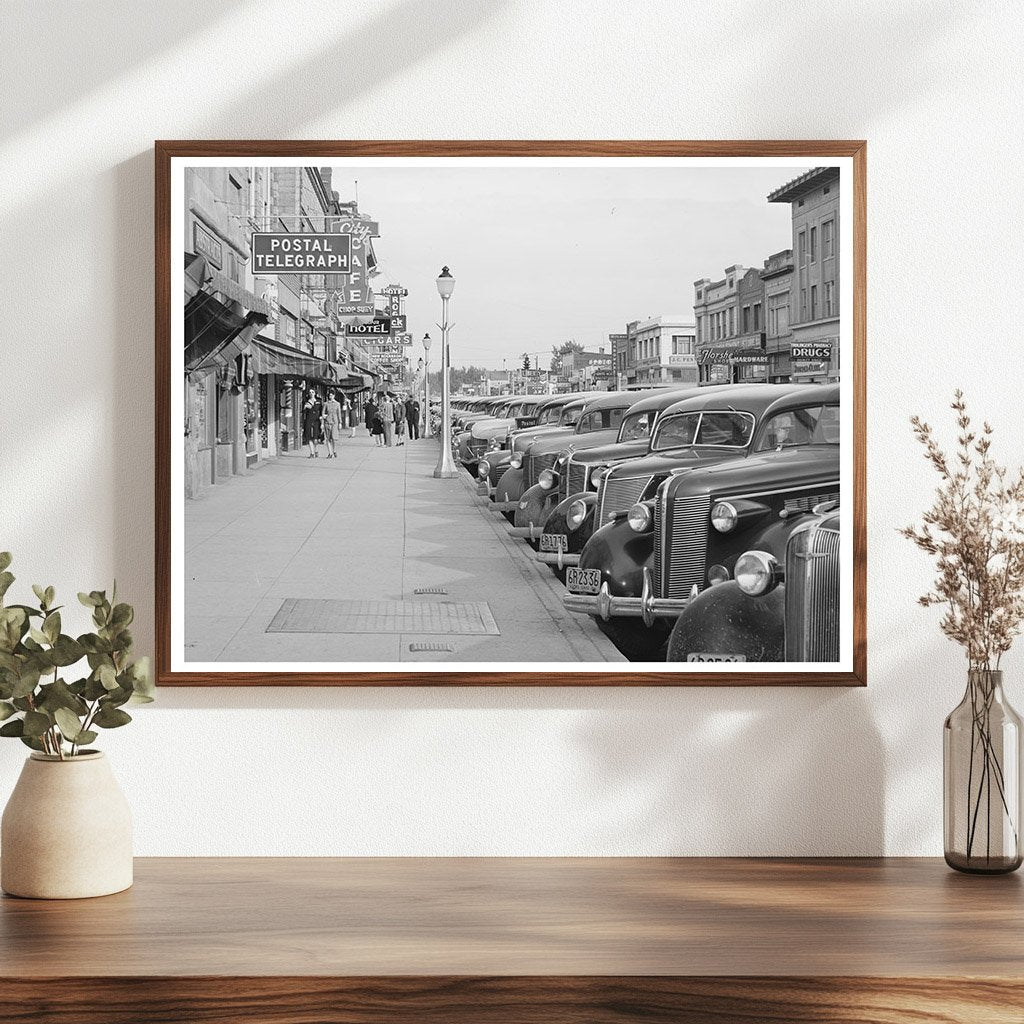 Main Street Twin Falls Idaho 1941 Sugar Beet Factory Cannery