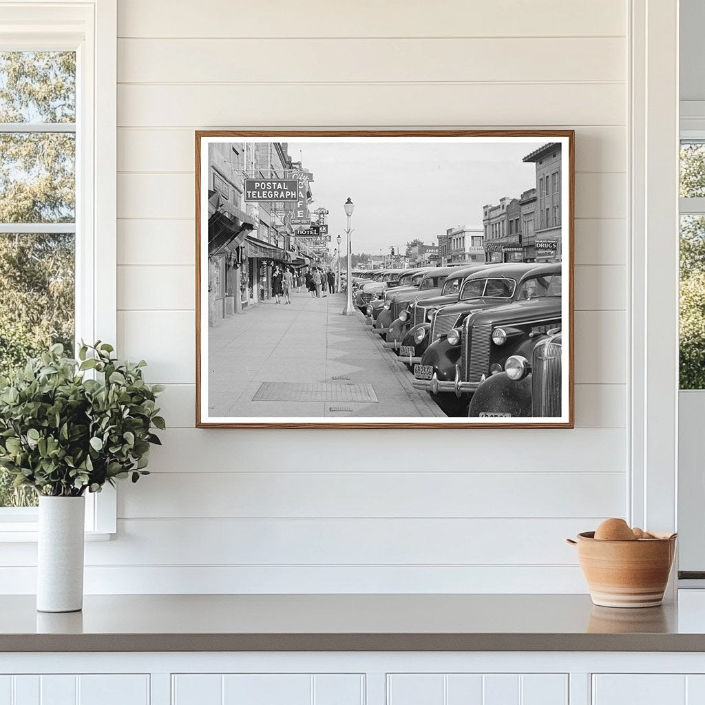 Main Street Twin Falls Idaho 1941 Sugar Beet Factory Cannery