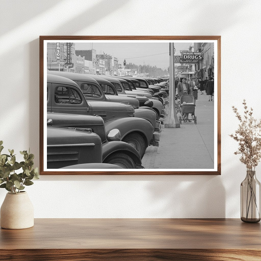 Main Street Twin Falls Idaho May 1941 Vintage Photo