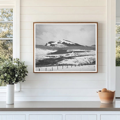 Snow-Covered Mountains in Grand County Colorado May 1941