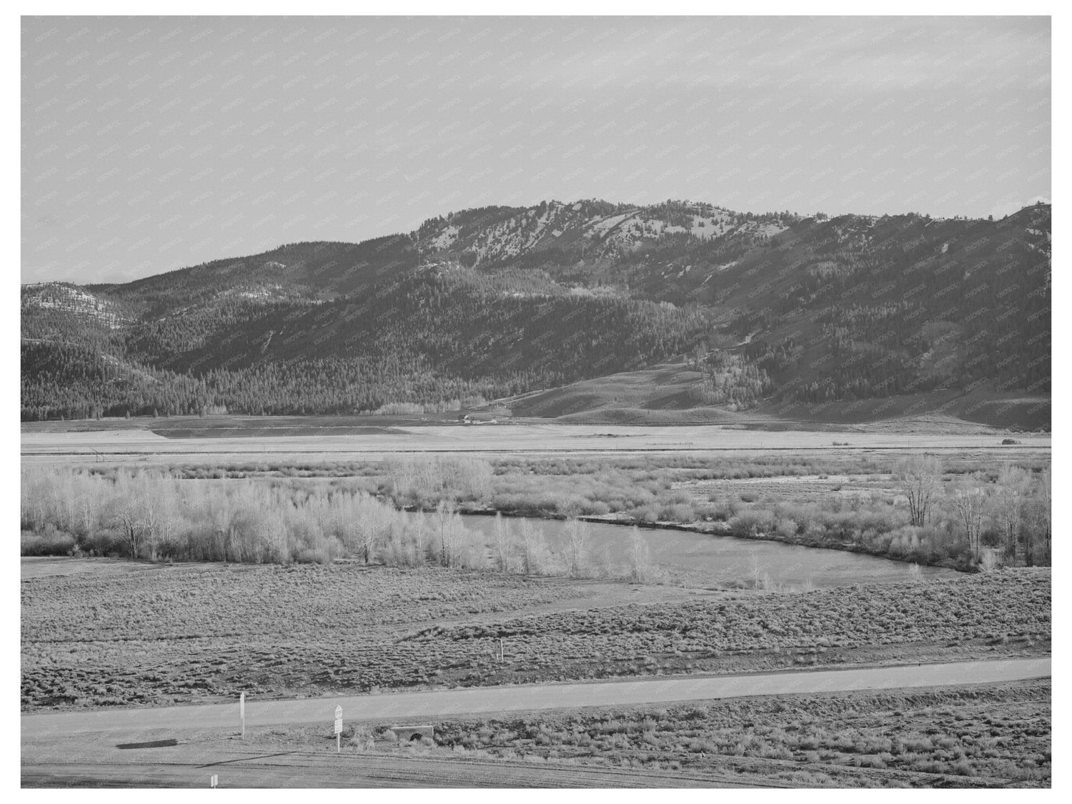 Colorado River Valley Grand County May 1941 Photo