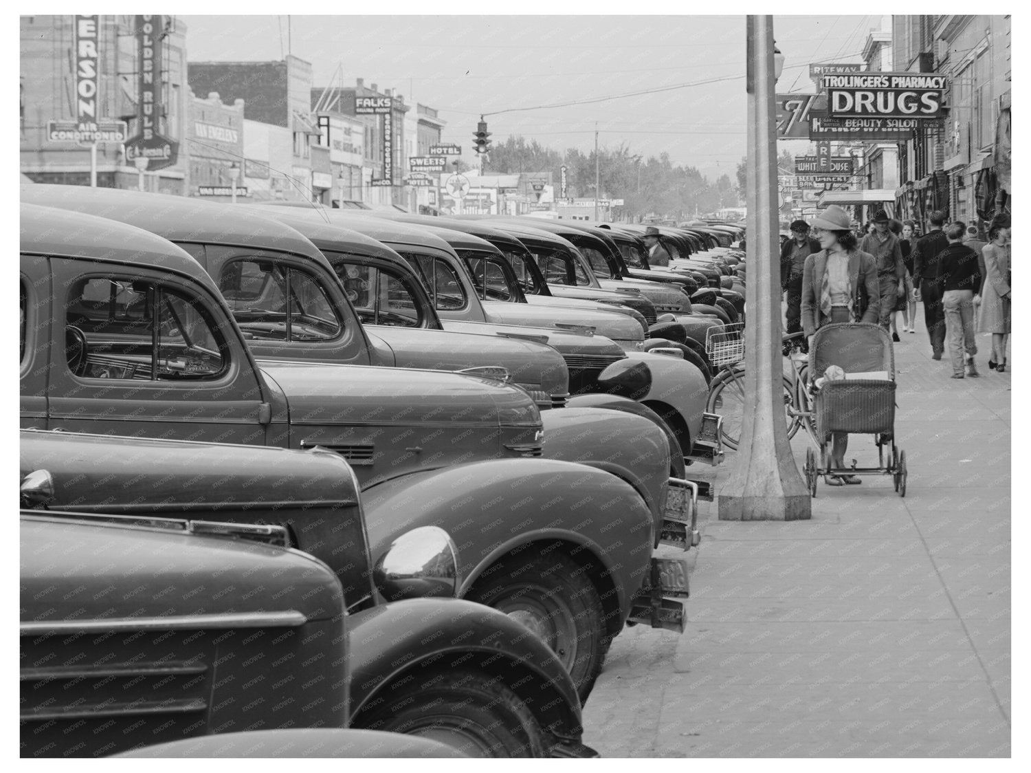 Main Street Twin Falls Idaho May 1941 FSA/OWI Collection