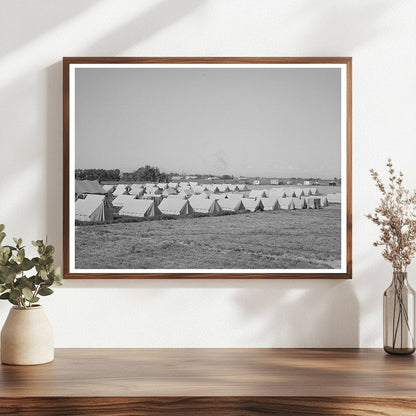 1941 Farm Security Administration Migratory Labor Camp Tents