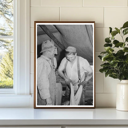 Sheep Shearers on Malheur County Ranch May 1941