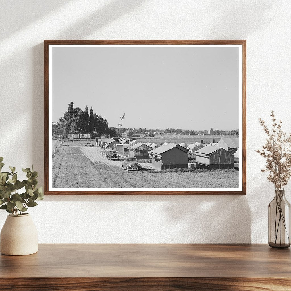 Farm Security Administration Camp Tents Wilder Idaho 1941