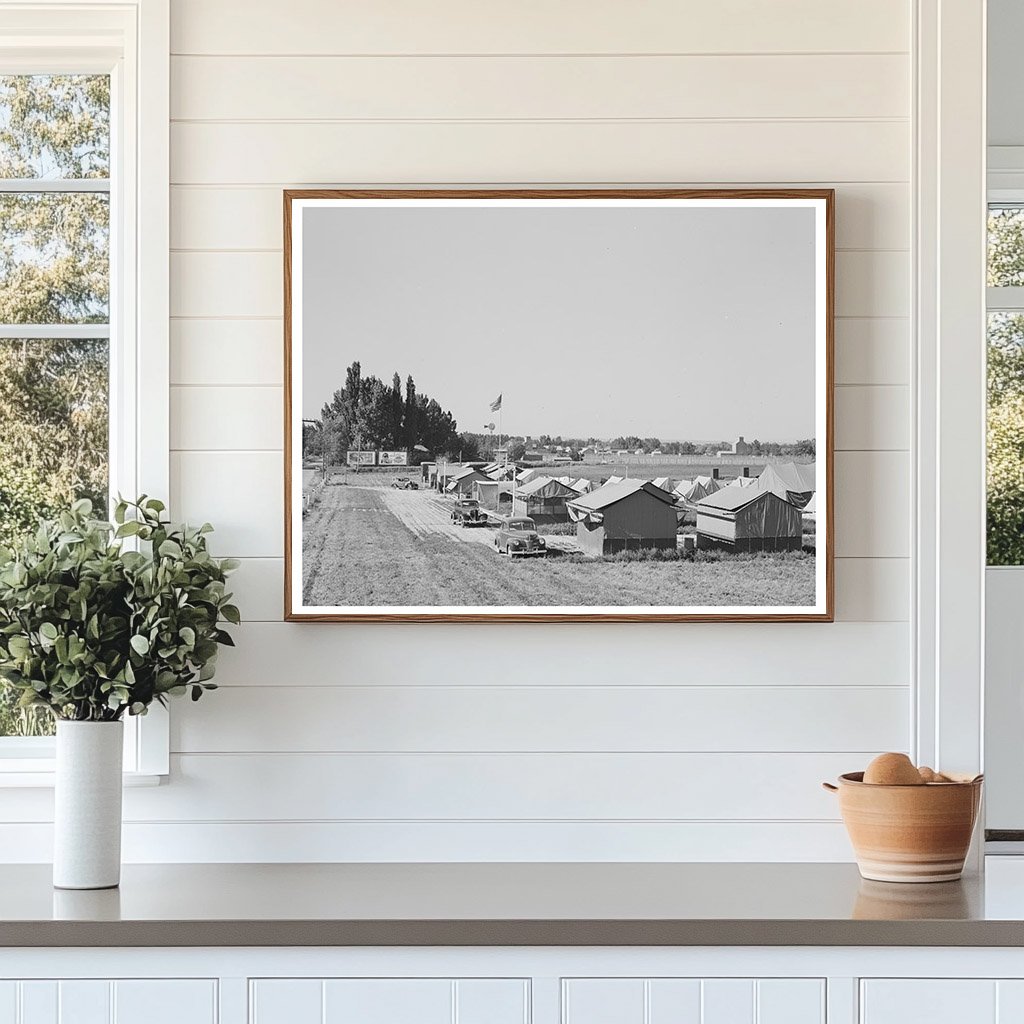 Farm Security Administration Camp Tents Wilder Idaho 1941