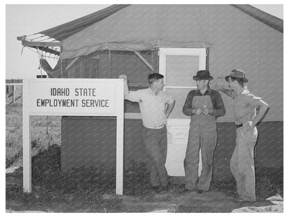 Idaho Employment Support for Farm Workers May 1941