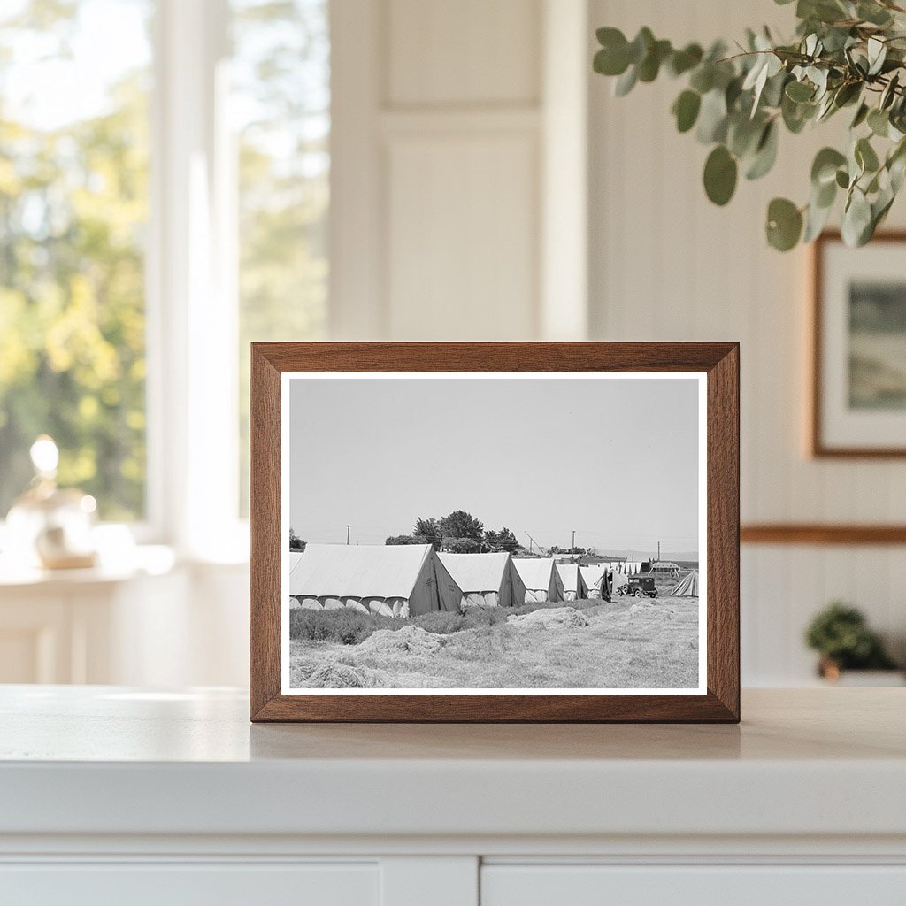 Farm Security Administration Migrant Camp Tents Wilder Idaho 1941