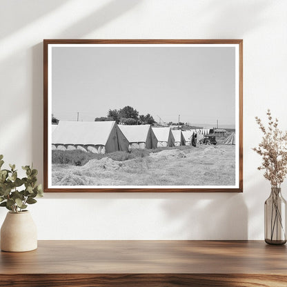 Farm Security Administration Migrant Camp Tents Wilder Idaho 1941
