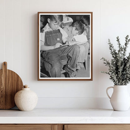 1941 Schoolchildren at Farm Workers Camp Caldwell Idaho