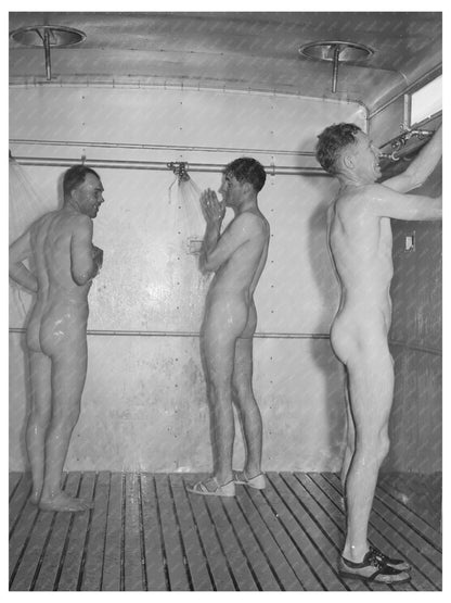 Showers for Migratory Labor Camp in Wilder Idaho 1941