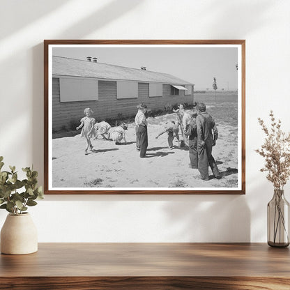 Schoolchildren Playing at Farm Workers Camp Caldwell Idaho 1941