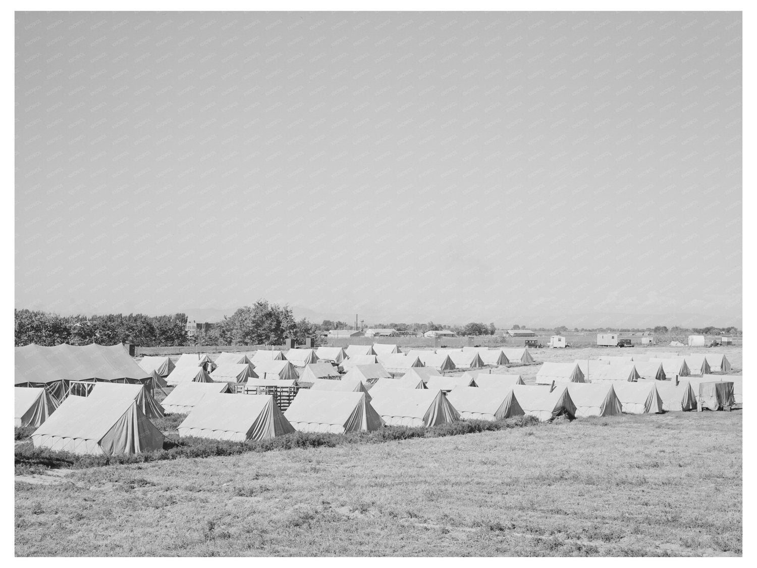 Migrant Labor Camp Tents Wilder Idaho May 1941
